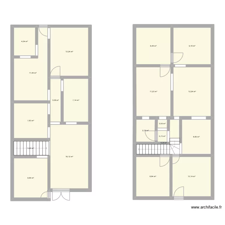 plan Raizet. Plan de 20  et 149 m²