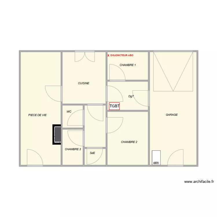 ROYON MARYSE (ISMAEL). Plan de 