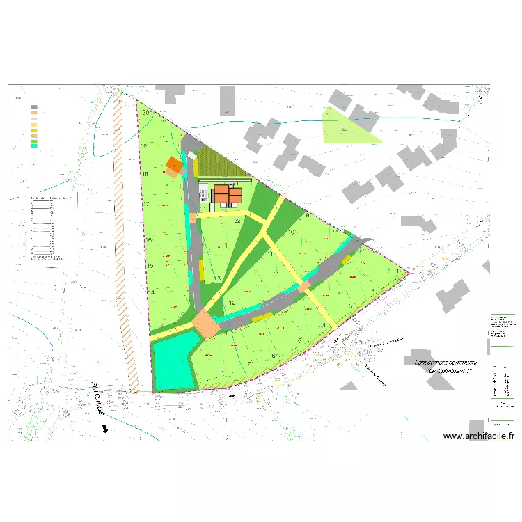 S&egrave;vremont - Les Versennes 2-v4LLS  hyp 2 06/2026. Plan de 