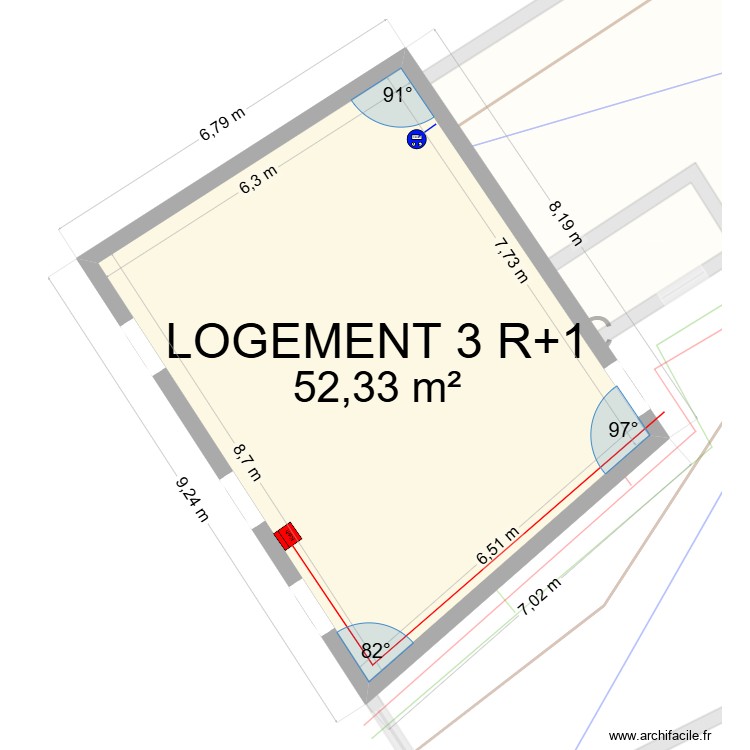 VILLERS APRES DIVISION. Plan de 0 pièce et 0 m2