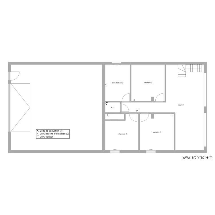 gerard Herry Donovan 1er etage elec. Plan de 