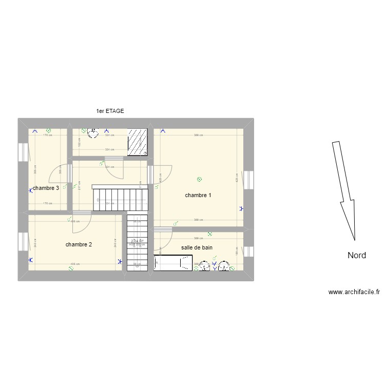 presseux 19/02/24-2C. Plan de 7 pièces et 52 m2