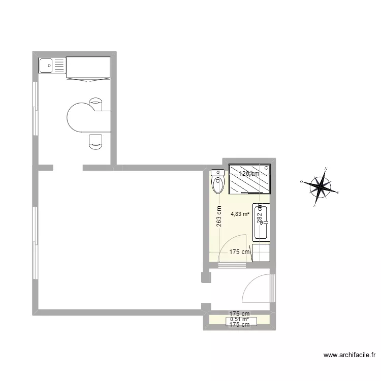 St Laurent Studio 1. Plan de St Laurent Studio 1. Plan de
