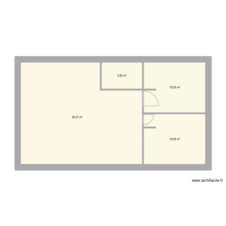 alpha. Plan de 4 Pièces et 60 m² alpha. Plan de 4 Pièces et 60 m²