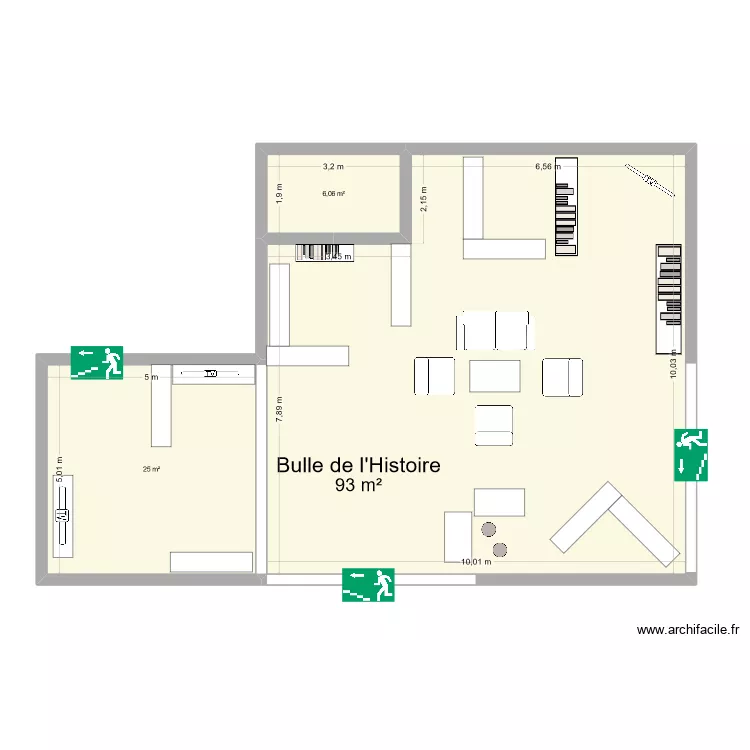 Bulle de l'Histoire 25. Plan de 