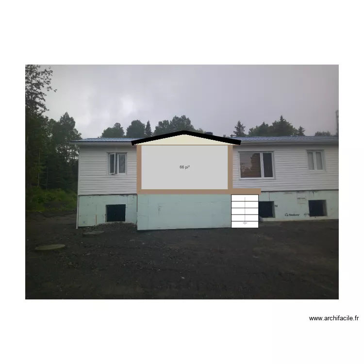 portique EBED #2. Plan de 