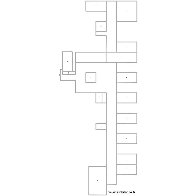 CEN Occitanie. Plan de 19  et 3509 m²