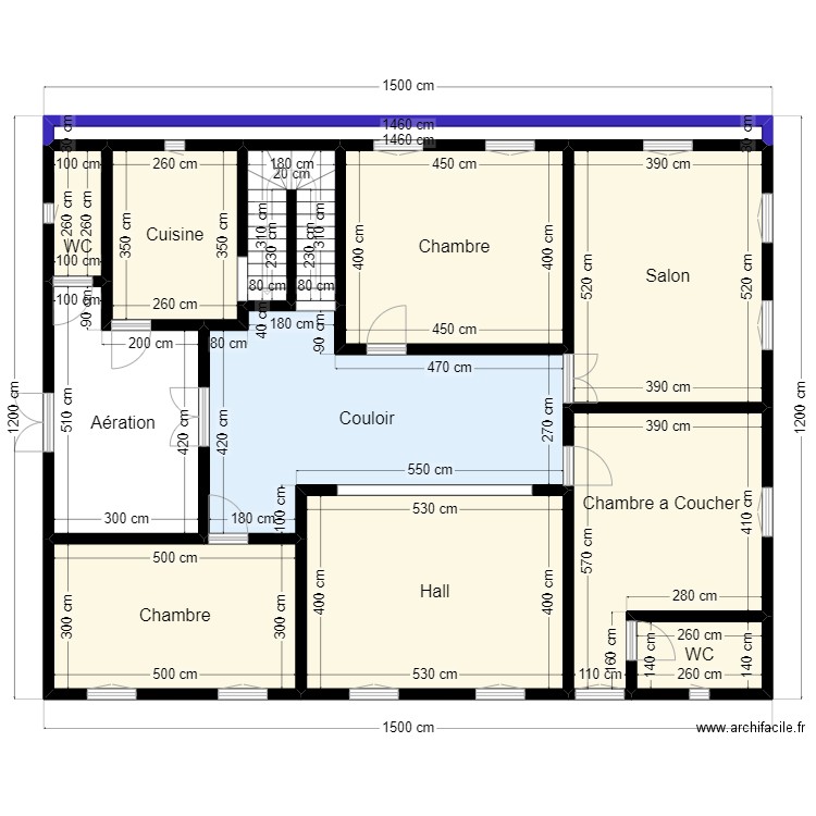 Plan de Terrain 15mx12m Client 33 6 67 52 49 51. Plan de 12 pièces et 154 m2