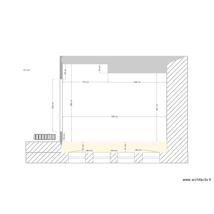 plan cuisine la Coste 04 24 . Plan de 0 pièce et 0 m2