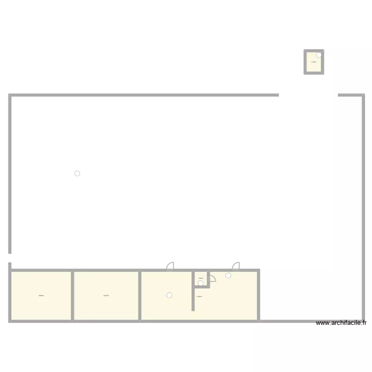 LGA RDC. Plan de 5 et 161 m² LGA RDC. Plan de 5 et 161 m²