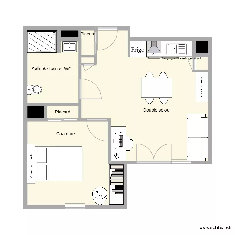 JLKM.?JOKM?NJJKOL.?JKL. Plan de 10  et 41 m²