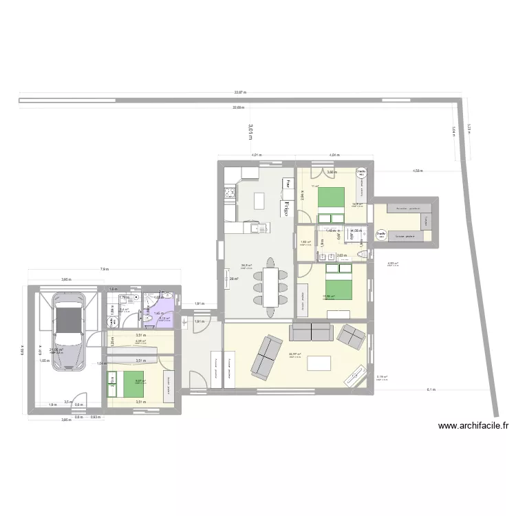 didier cuisine 2026. Plan de 14  et 269 m²