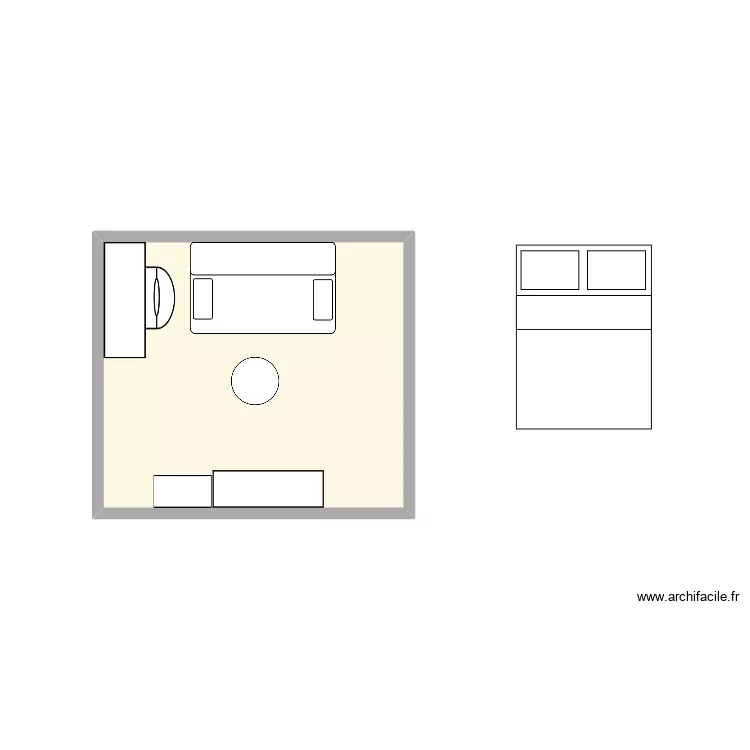 E.VELIA. Plan de 1 et 8 m² E.VELIA. Plan de 1 et 8 m²