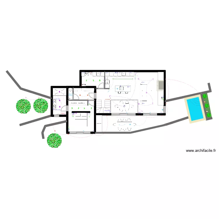 charlotte cohan. Plan de 14  et 172 m²