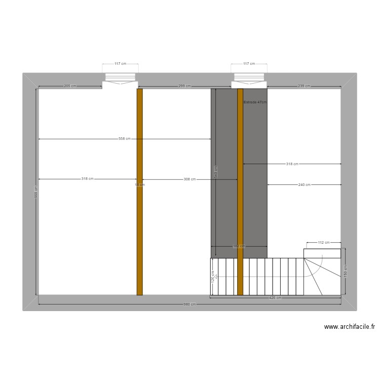 Showroom 1. Plan de 0 pièce et 0 m2