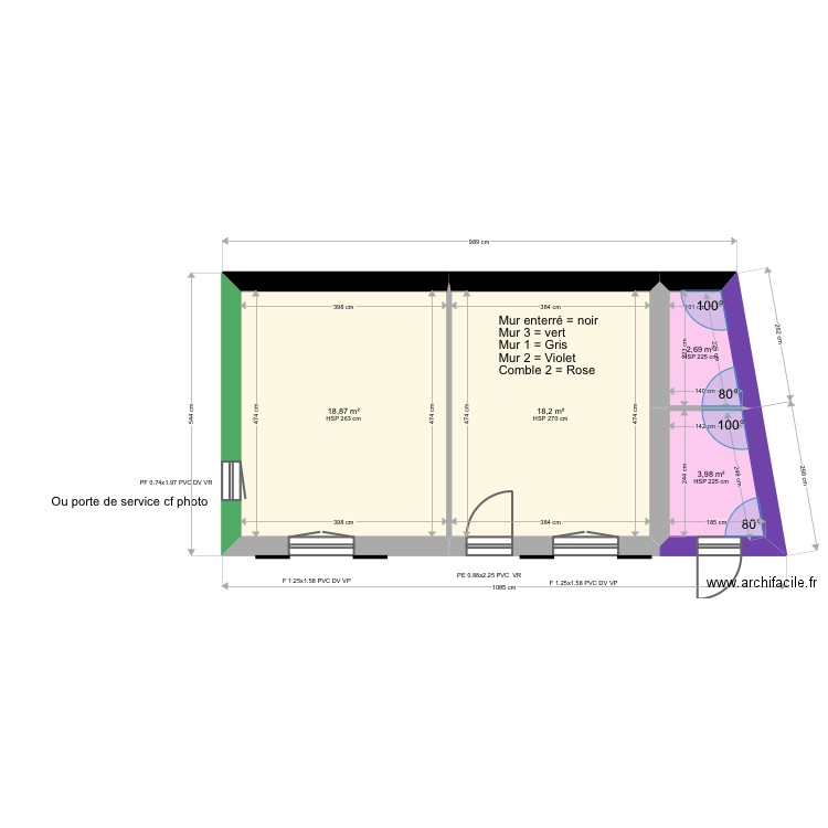 ML24003871. Plan de 4 pièces et 44 m2