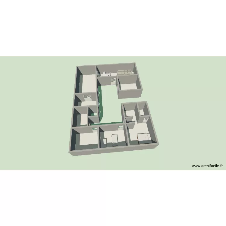 ETAGE. Plan de 9 et 157 m² ETAGE. Plan de 9 et 157 m²