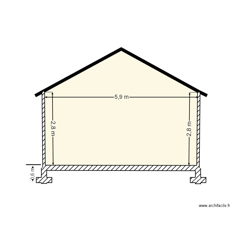 FACADE FONDATION . Plan de 0 pièce et 0 m2