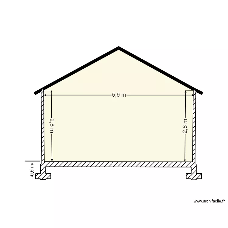 FACADE FONDATION . Plan de FACADE FONDATION . Plan de
