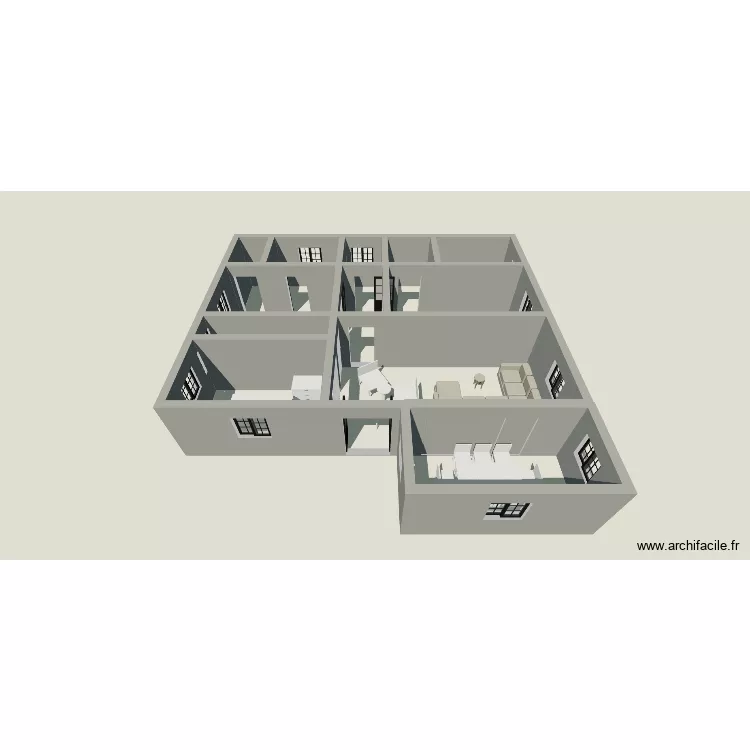 maîthena house. Plan de 7 et 56 m² maîthena house. Plan de 7 et 56 m²