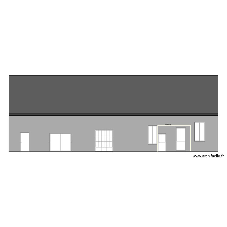 facade maison apres. Plan de 0 pièce et 0 m2 facade maison apres. Plan de 0 pièce et 0 m2