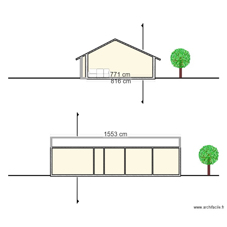 plan face1. Plan de 0 pièce et 0 m2