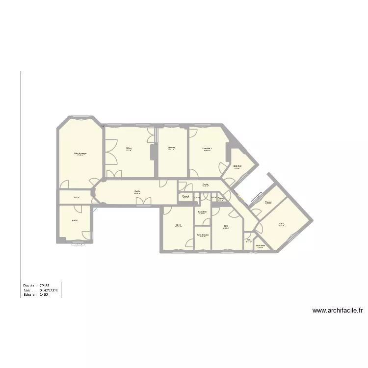 135 Raspail 5e EXISTANT. Plan de 35 et 195 m² 135 Raspail 5e EXISTANT. Plan de 35 et 195 m²