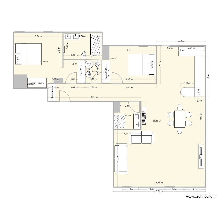 FOCH 2. Plan de 0 pièce et 0 m2