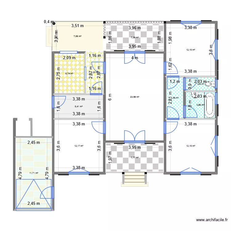 FMV2. Plan de 14 et 118 m² FMV2. Plan de 14 et 118 m²