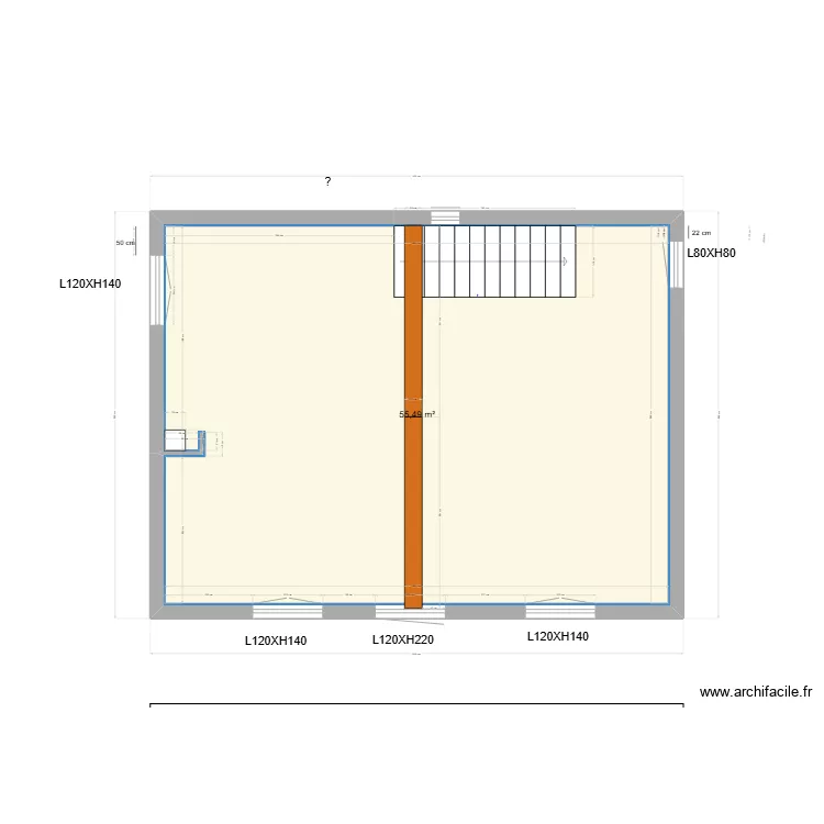 etage MESURE. Plan de 
