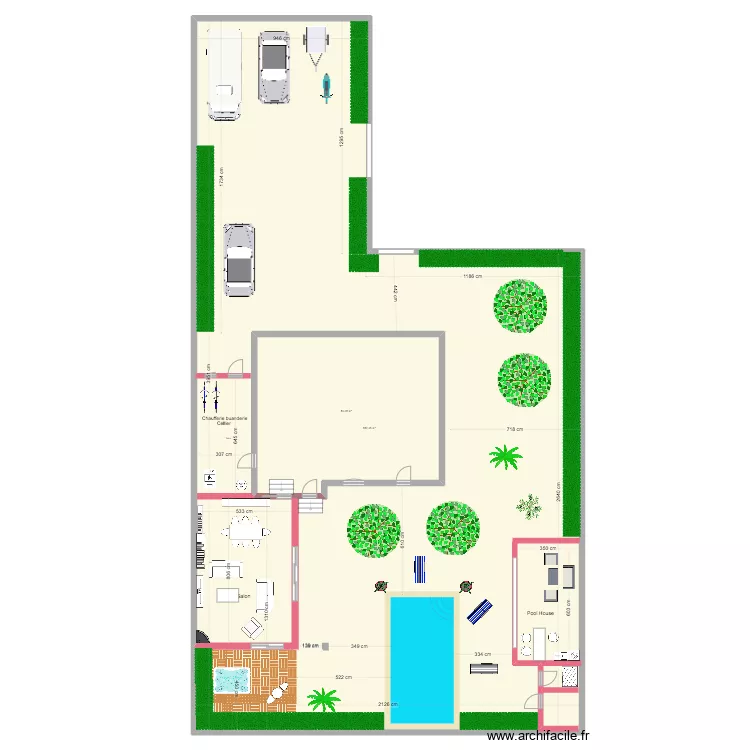 Charpenne. Plan de 