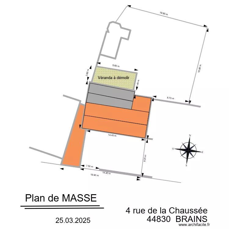 Gautro cadastre. Plan de 