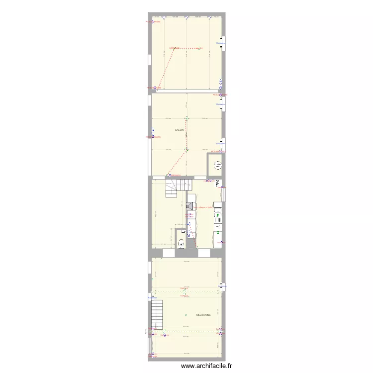 Pontevest - RDC. Plan de 