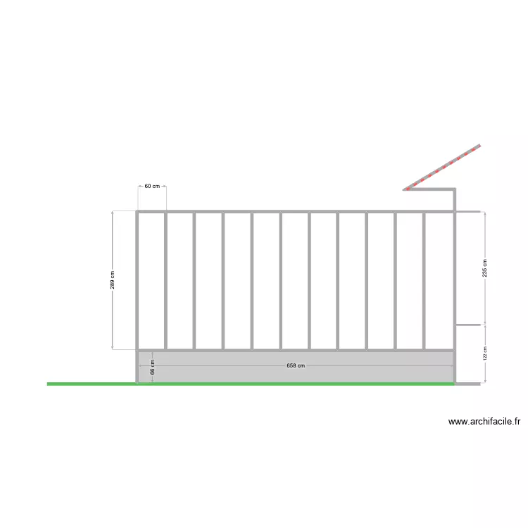 Extension structure. Plan de Extension structure. Plan de