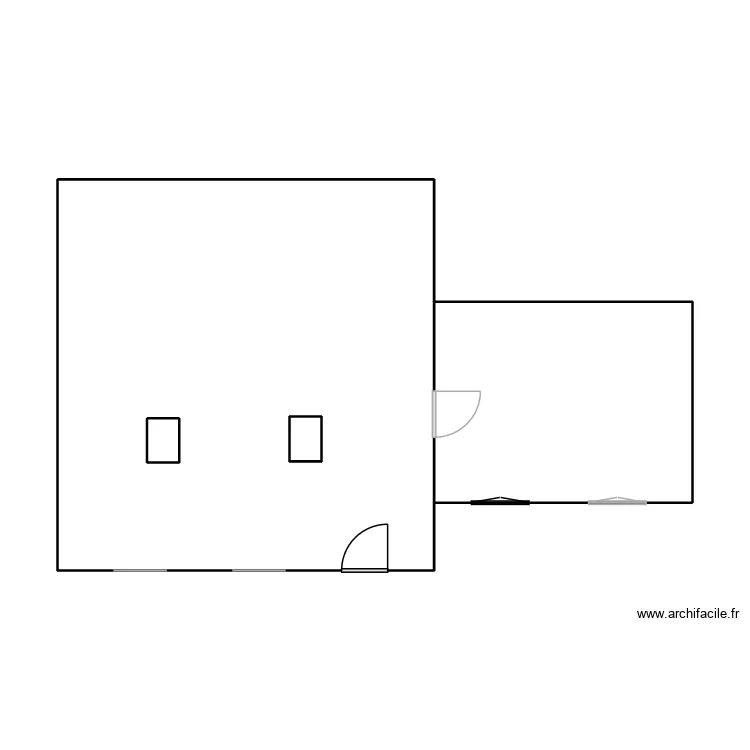 plan de masse. Plan de 4 et 61 m² plan de masse. Plan de 4 et 61 m²