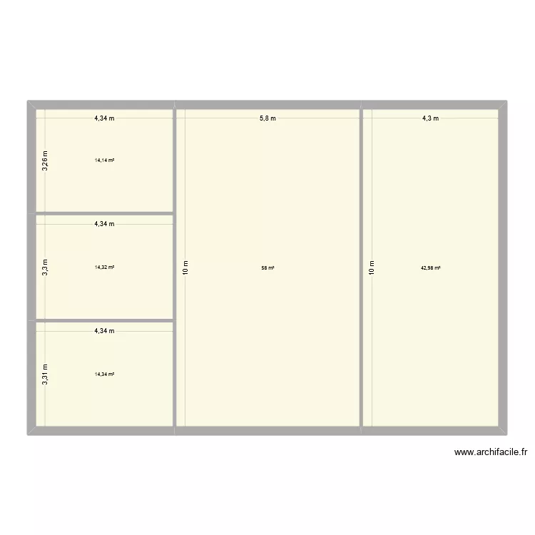 LEYMONIS. Plan de 5  et 144 m²