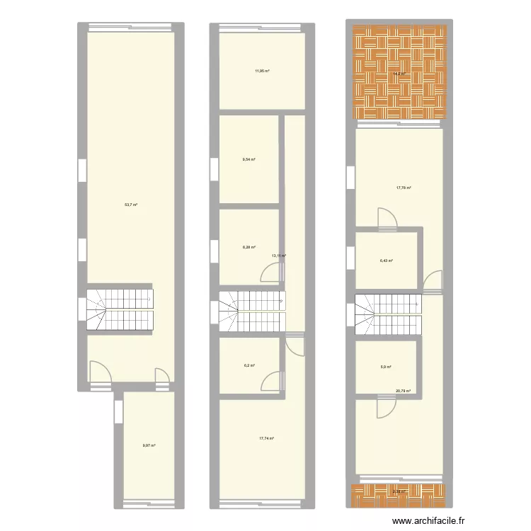 maison 5. Plan de 14 et 198 m² maison 5. Plan de 14 et 198 m²