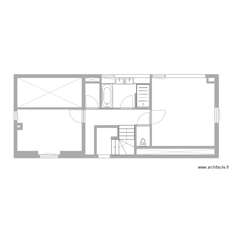 Bâtiment Anne étage. Plan de 0 pièce et 0 m2