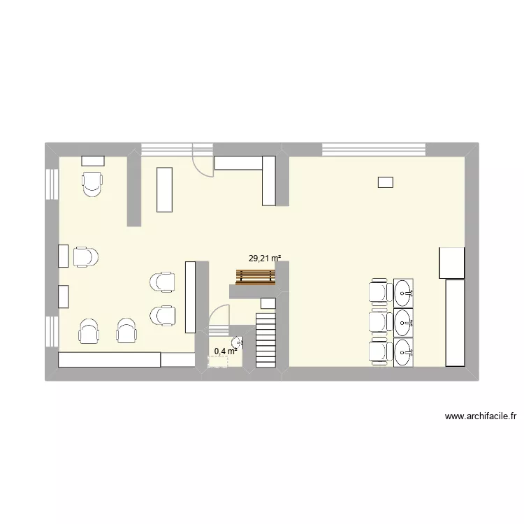 PLAN SALON STAGE. Plan de 2 et 30 m² PLAN SALON STAGE. Plan de 2 et 30 m²