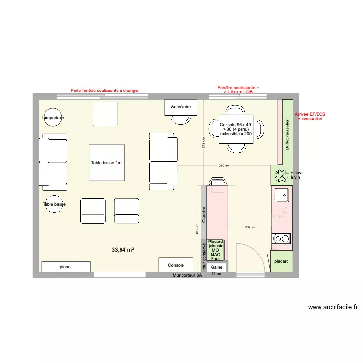 Cuisine arclinea 180. Plan de Cuisine arclinea 180. Plan de