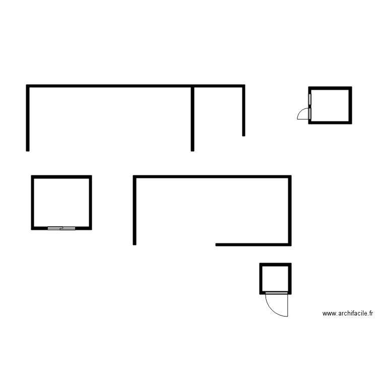 PINTO. Plan de 3 pièces et 6 m2