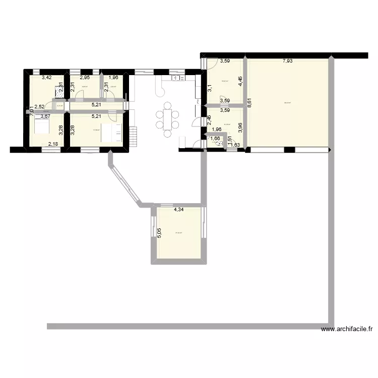 maison 32 projet renovation. Plan de 