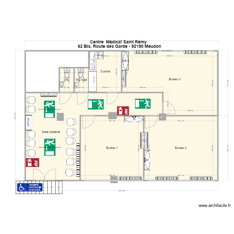 MEUDON SECURITE 3. Plan de 0 pièce et 0 m2