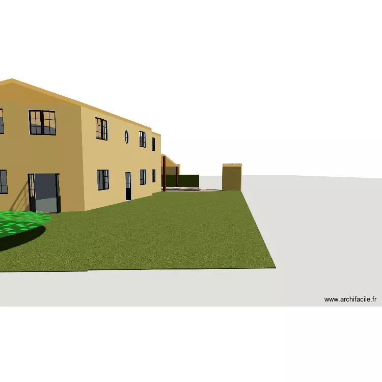 Maison - Plan après travaux. Plan de 2 Pièces et 162 m² Maison - Plan après travaux. Plan de 2 Pièces et 162 m²