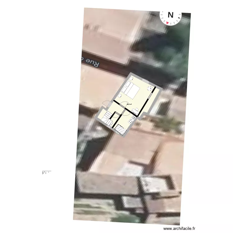 terasse auriane. Plan de 