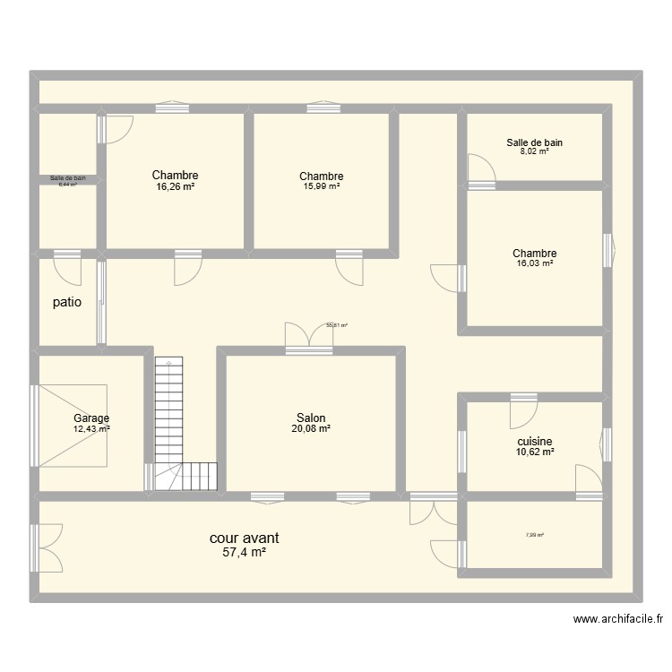 my house. Plan de 12 pièces et 232 m2