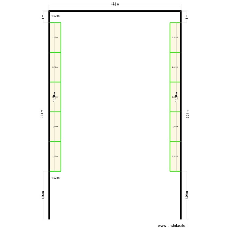 Fresnoy (local phyto) 2. Plan de 10 pièces et 26 m2