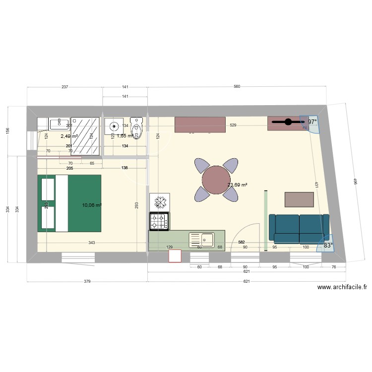 hangar 2. Plan de 0 pièce et 0 m2