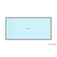 Plan de coupe Piscine parcelle D437
