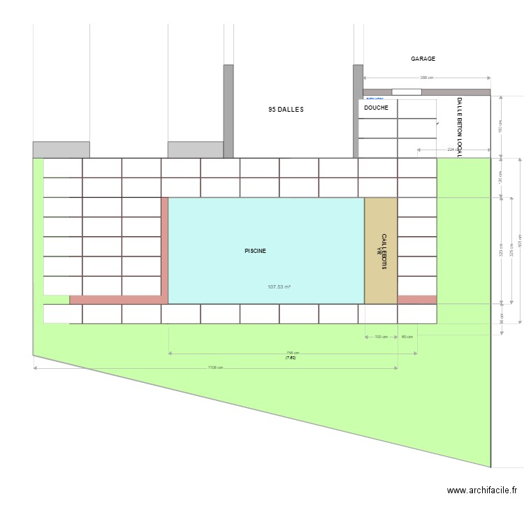 DELABY 120X60. Plan de 1 pièce et 108 m2